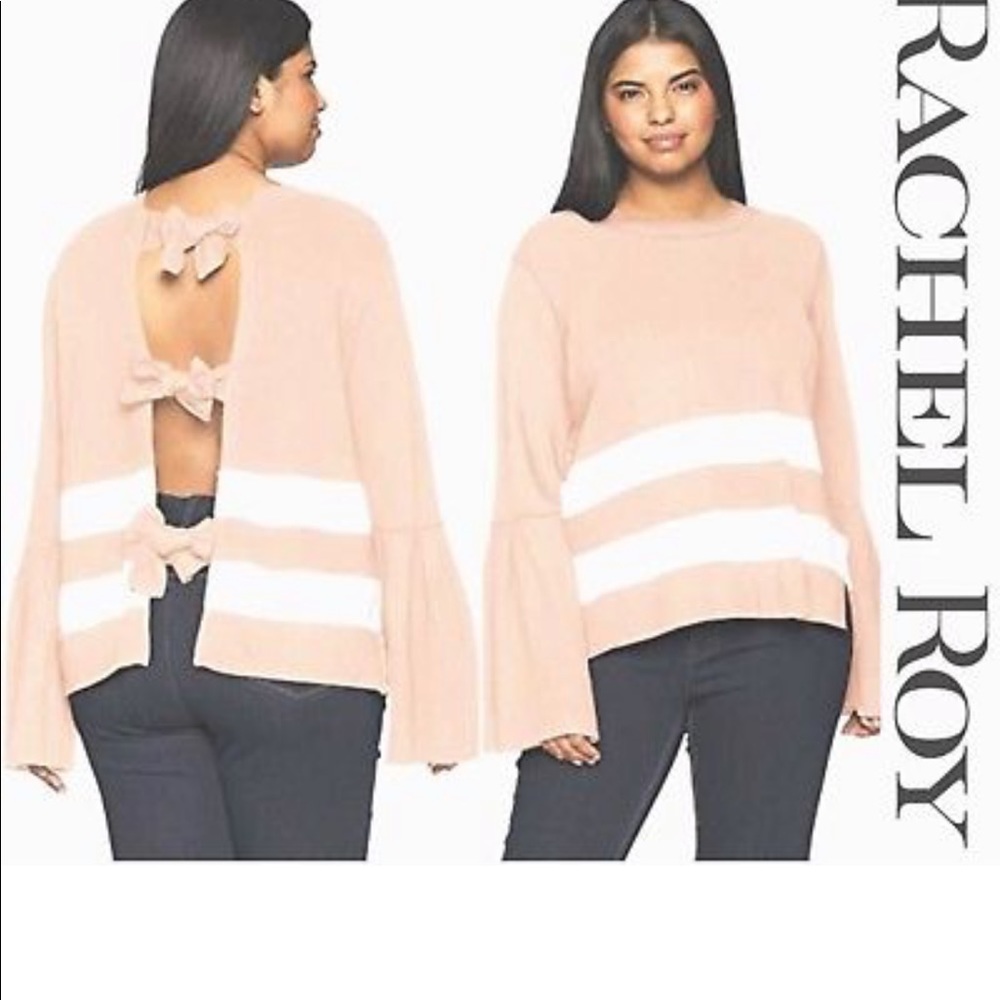 💕Women’s Open Back Bow Tie Sweater💕